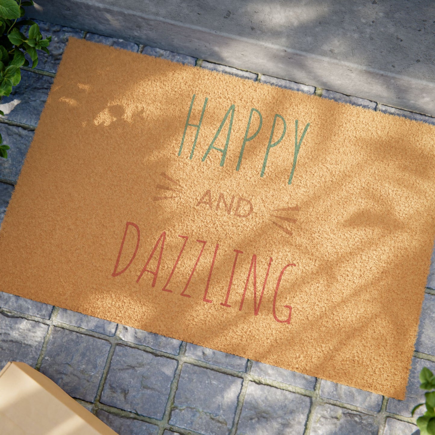 Dazzling Welcome Doormat | Fun Home Decor | Unique Gift for Housewarming, Holidays, Seasonal Decor, Entryway Mat