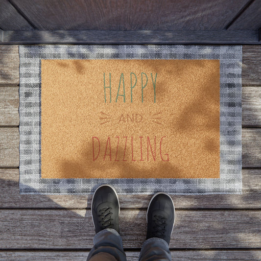 Dazzling Welcome Doormat | Fun Home Decor | Unique Gift for Housewarming, Holidays, Seasonal Decor, Entryway Mat